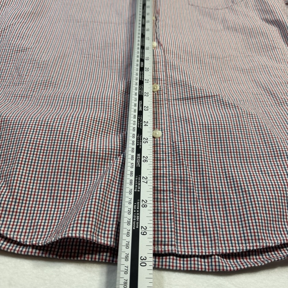 J CREW - Men's Button Down Cotton Long Sleeve Shirt Size XL Tall (XL-T) - Picture 5 of 7